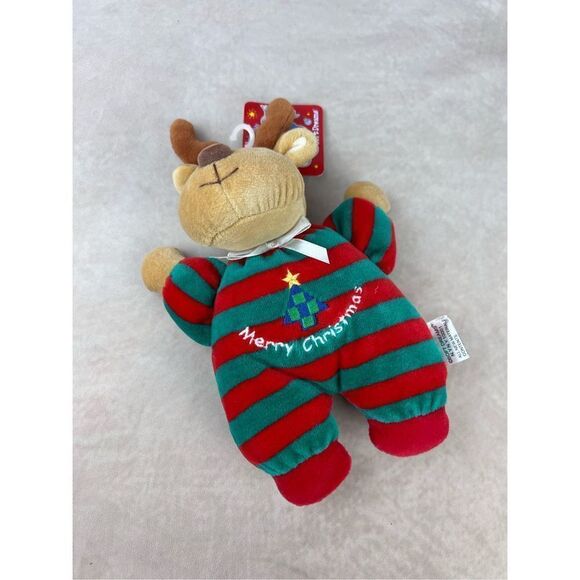 Vintage Soft Dreams My First Christmas Reindeer Rattle Plush - Picture 2 of 7